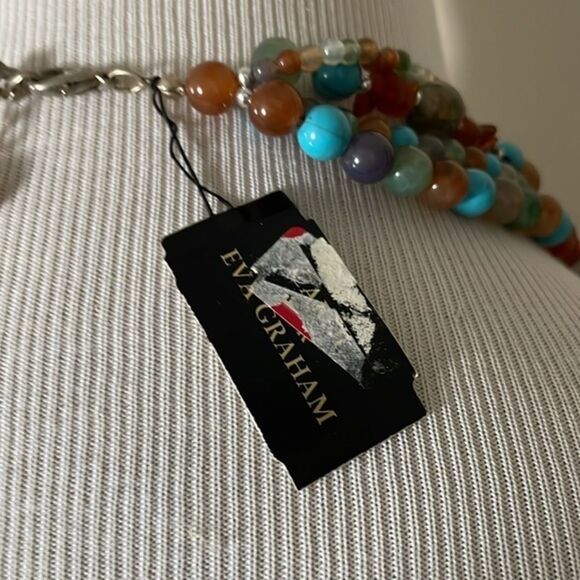 Beaded Carol Eva Graham NWT necklace​ - Picture 3 of 6